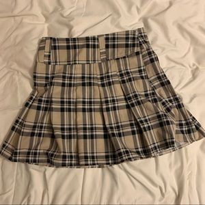 Plaid Mini Skirt